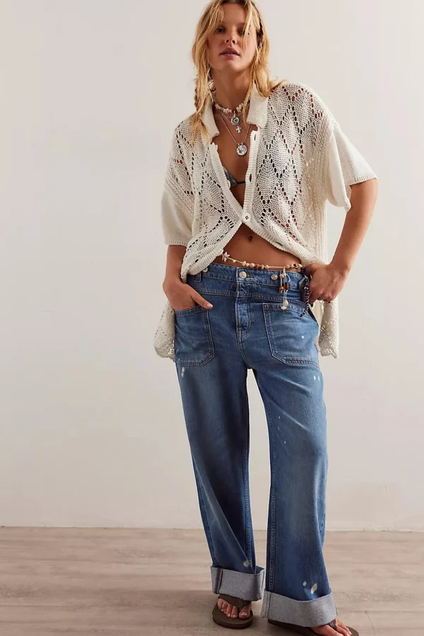 Free People Palmer Cuffed Jean