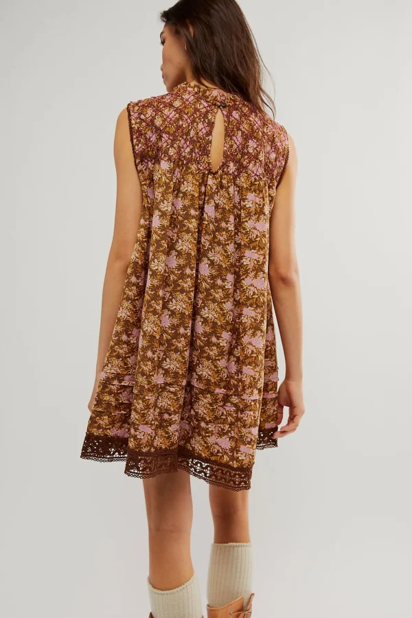 Free People Shea Printed Mini - Chocolate Combo