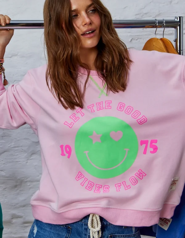 Hammil & Co Happy Sweat - Pink