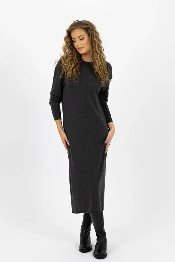 Humidity Elena Dress - Charcoal