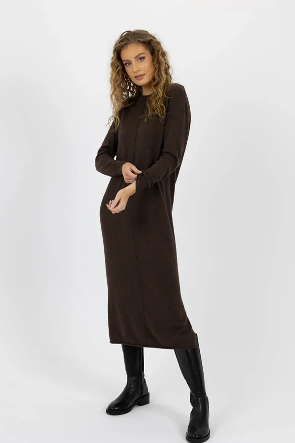 Humidity Elena Dress - Espresso