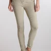 Italian Star Button Jean - Beige