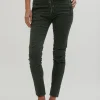 Italian Star Button Jean - Military