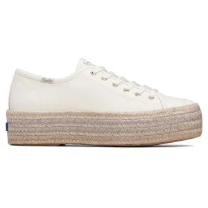 Keds Tripe Up Canvas Jute Foxing - Natural