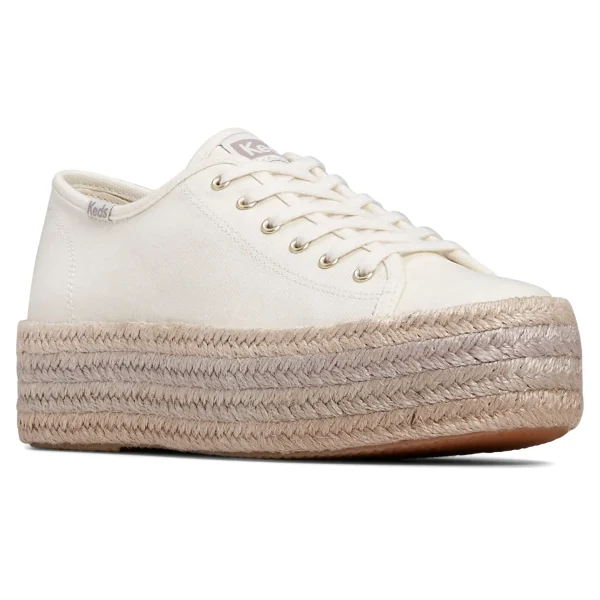 Keds Tripe Up Canvas Jute Foxing - Natural