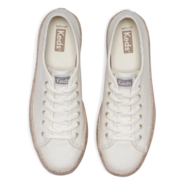 Keds Tripe Up Canvas Jute Foxing - Natural