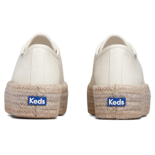 Keds Tripe Up Canvas Jute Foxing - Natural