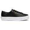 Keds Triple Kick Amp Leather- Black