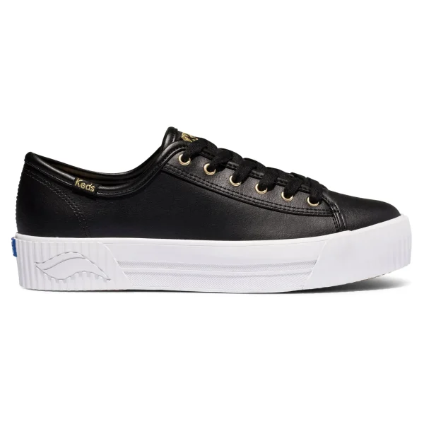 Keds Triple Kick Amp Leather- Black