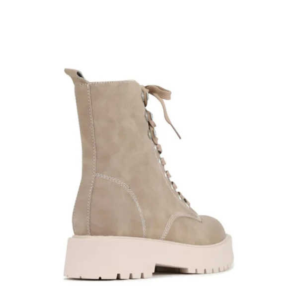 Los Cabos Raine Lace Up Boot - Taupe