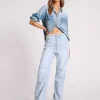 One Teaspoon Blue Latte Marley Relaxed Denim Jeans