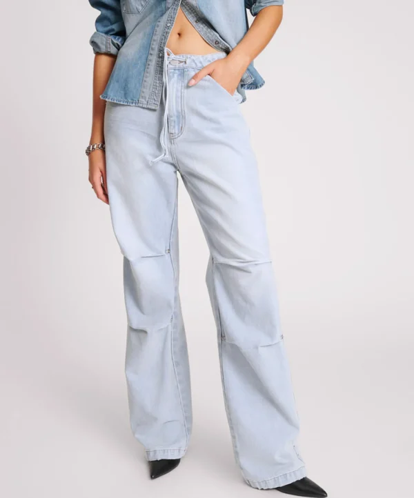 One Teaspoon Blue Latte Marley Relaxed Denim Jeans