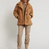 One Teaspoon Tan Teddy Coat