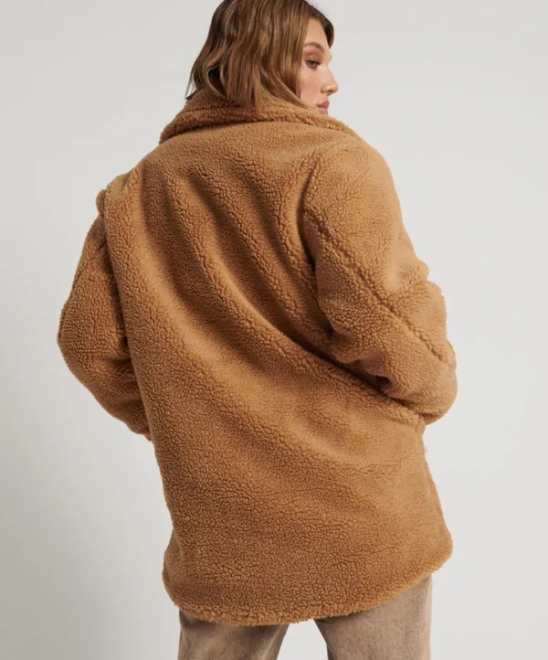 One Teaspoon Tan Teddy Coat