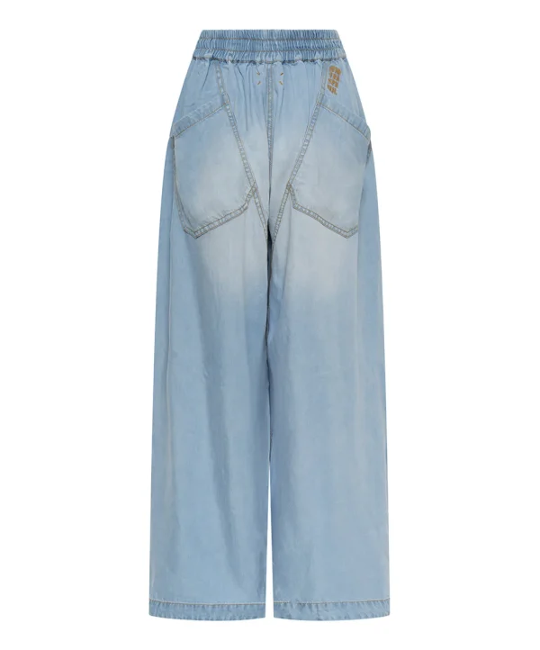 One Teaspoon Tencel Parachute Pants - Soft Blue