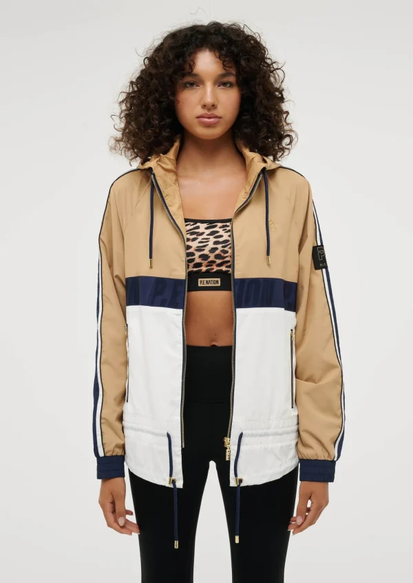 P.E Nation Cropped Man Down Jacket - Optic White