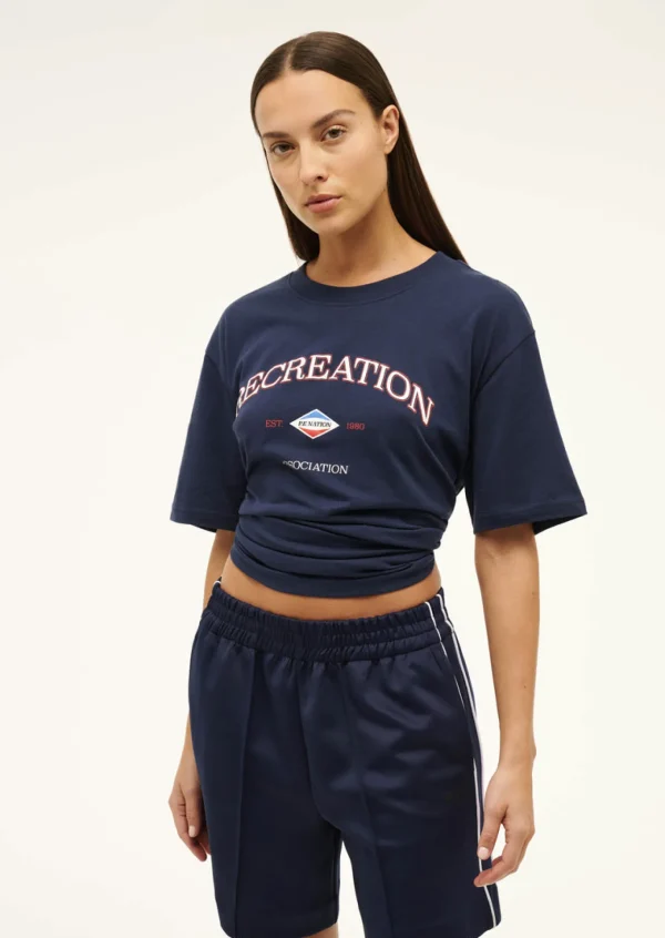 P.E Nation Recreation Tee - Dark Navy Blue