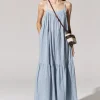 Pol Acacia Sundress - Blue