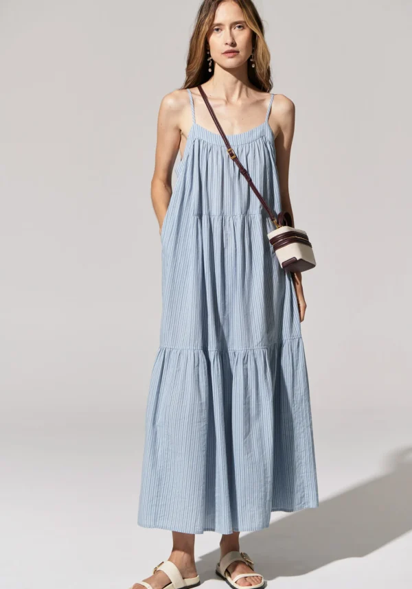 Pol Acacia Sundress - Blue