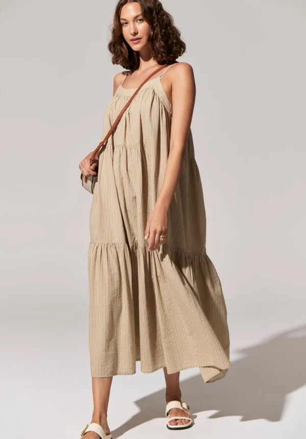 Pol Acacia Sundress - Light Khaki