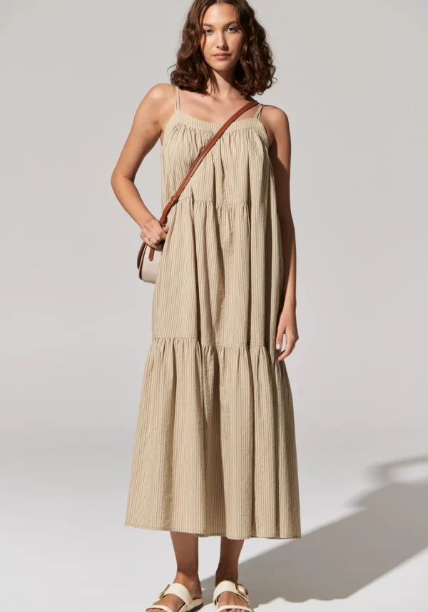 Pol Acacia Sundress - Light Khaki