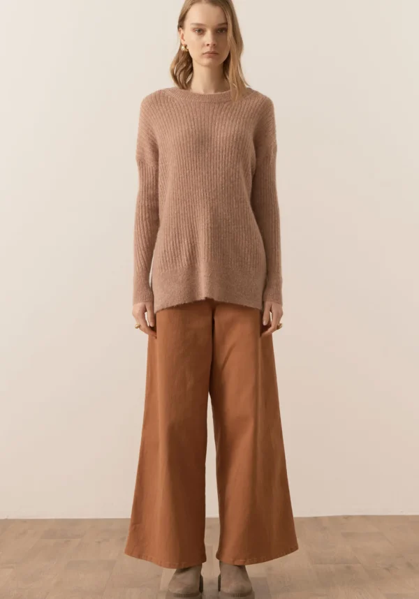 Pol Fitch Ribbed Knit - Blush