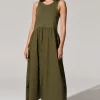 Pol Toya Tank Dress - Khaki