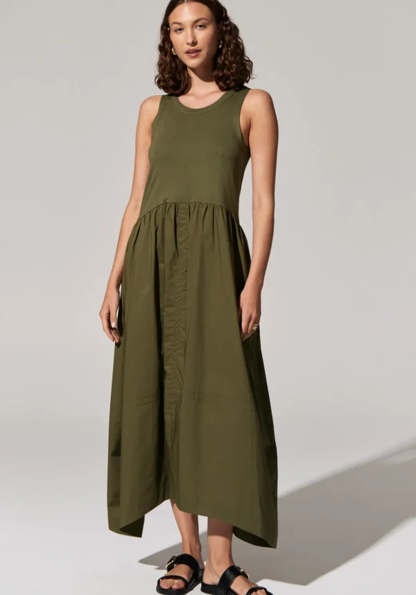 Pol Toya Tank Dress - Khaki