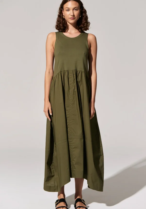 Pol Toya Tank Dress - Khaki