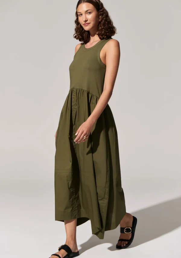 Pol Toya Tank Dress - Khaki