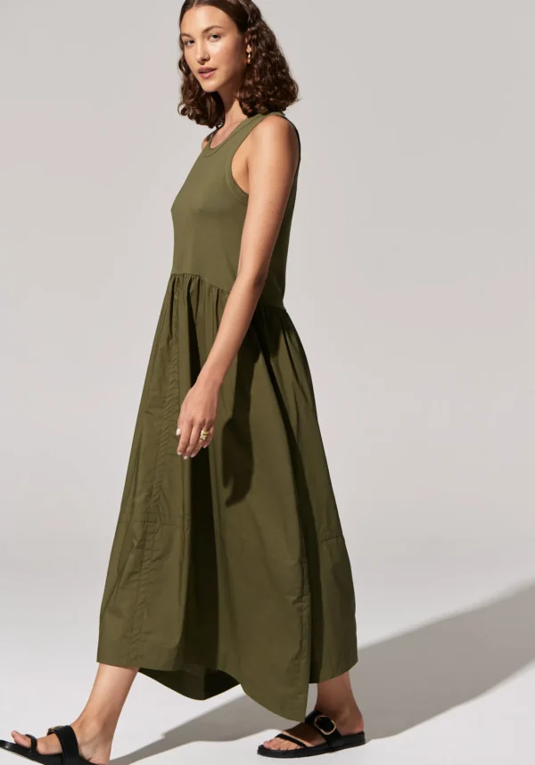 Pol Toya Tank Dress - Khaki