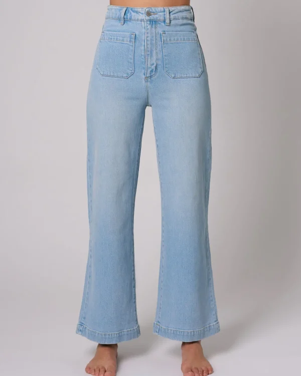 Rolla's Sailor Long Jean Sophie- Light Blue