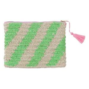 Sage & Clare San Carlos Raffia Clutch