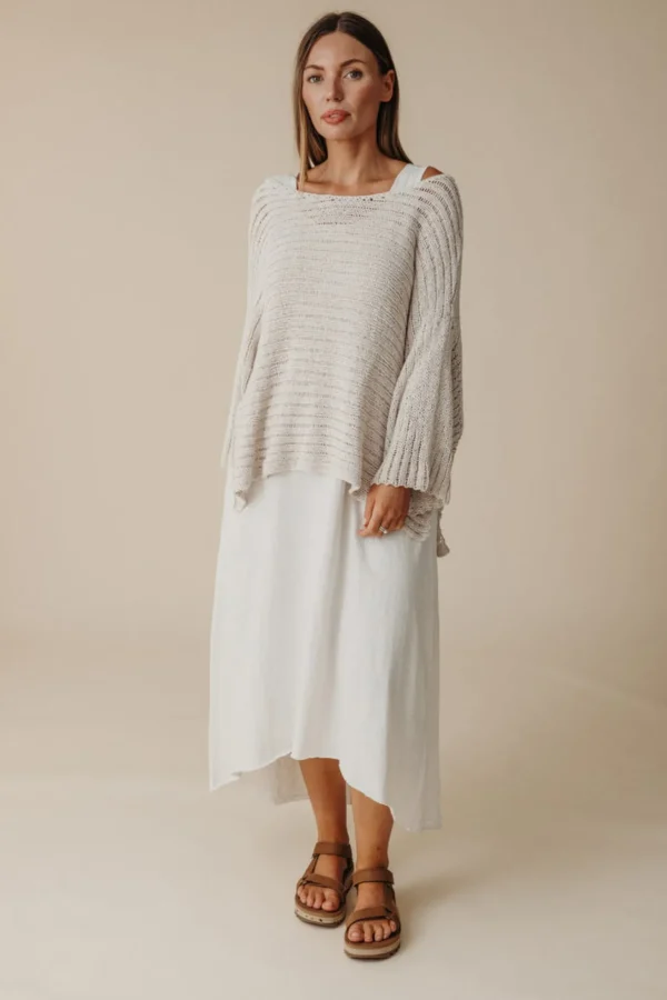 Talamaya Coast to Coast Pullover - Coconut