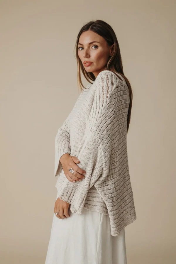 Talamaya Coast to Coast Pullover - Coconut