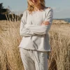 Talamaya Heavenly Fleece Windcheater - Silver Marle