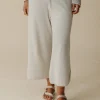 Talamaya Retreat Cotton Twist Pant - Silver & Salt