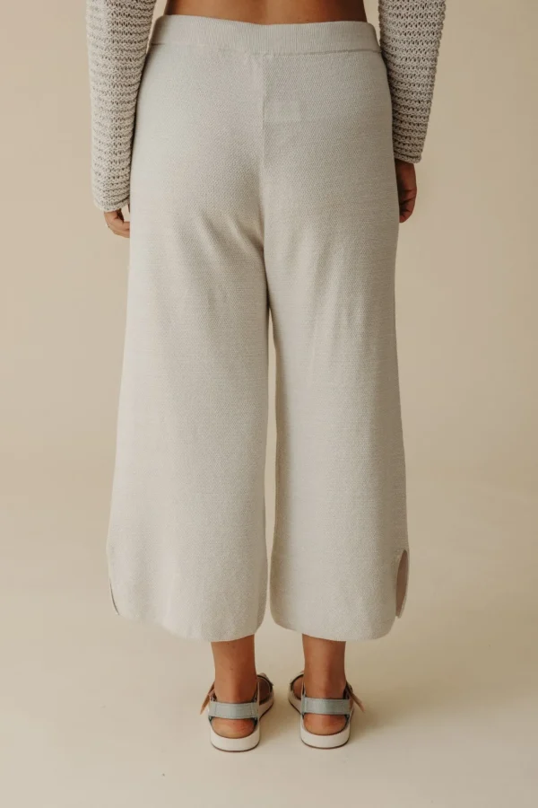 Talamaya Retreat Cotton Twist Pant - Silver & Salt