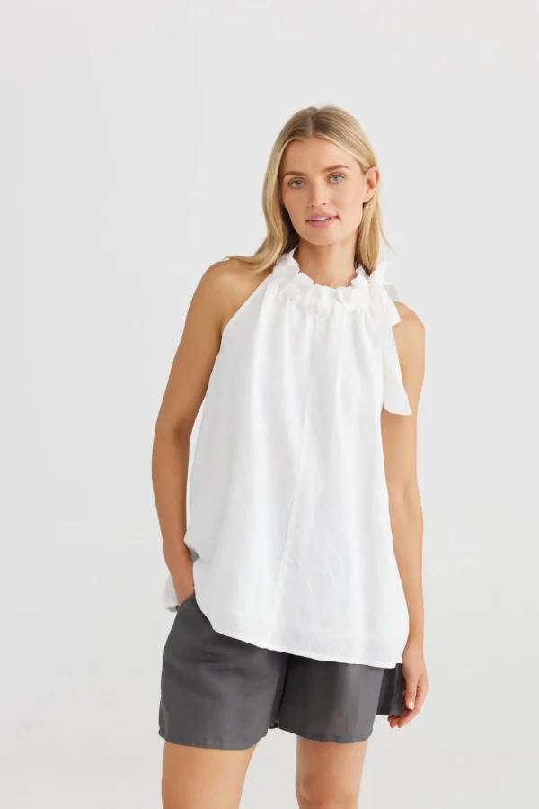 The Shanty Lucia Top - White