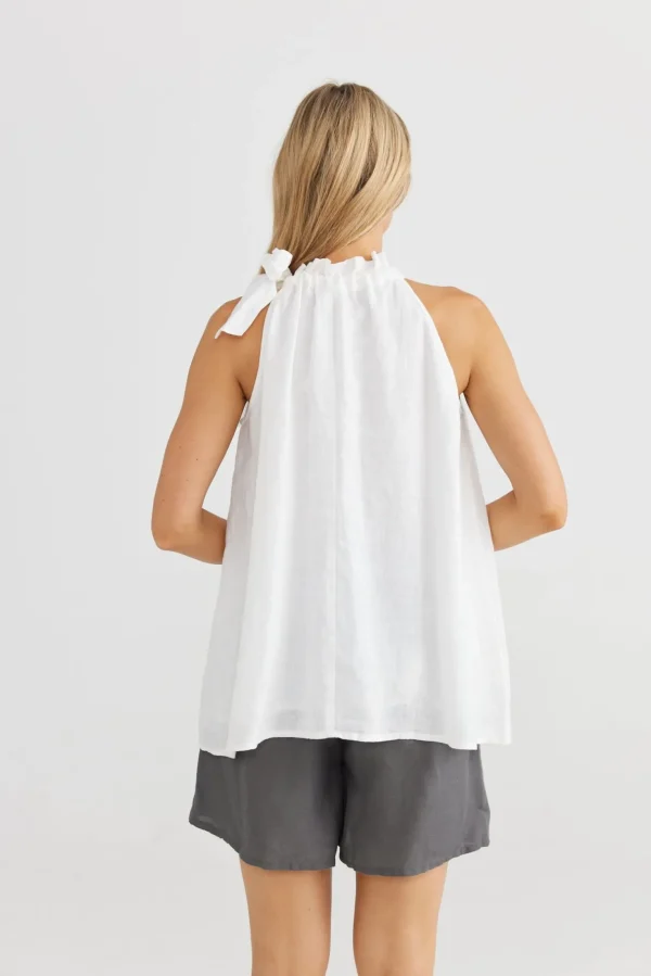 The Shanty Lucia Top - White