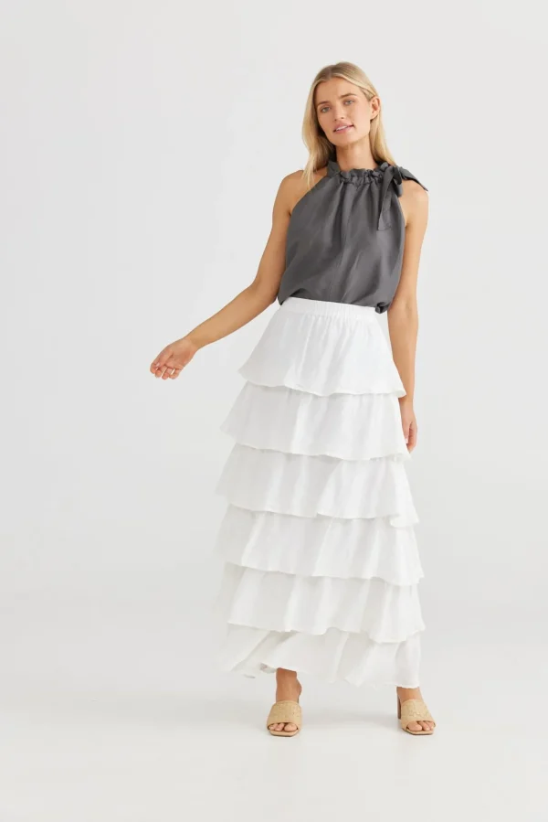 The Shanty Neapolitan Skirt - White