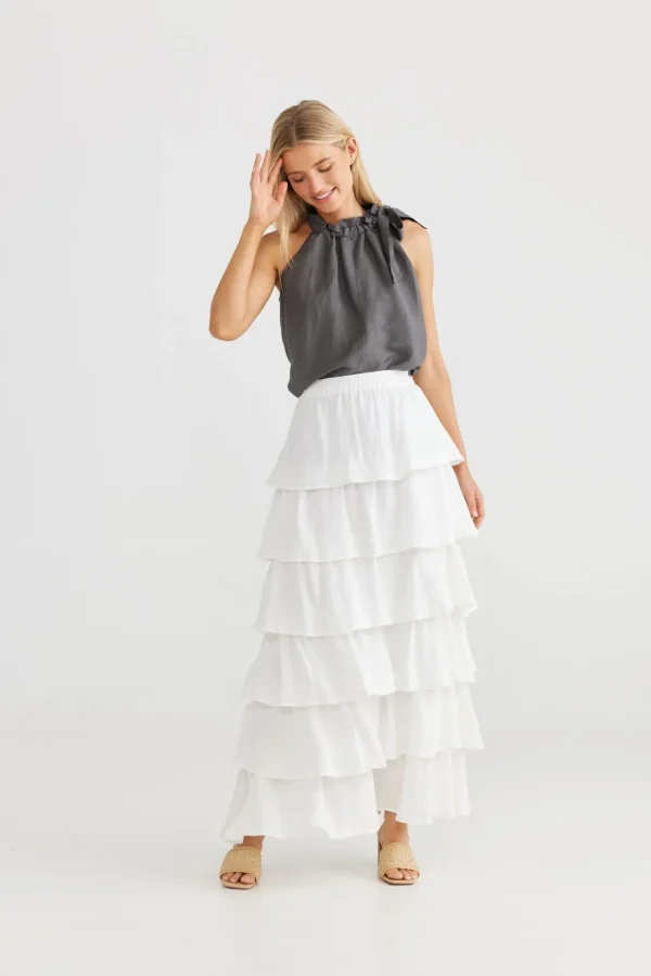 The Shanty Neapolitan Skirt - White