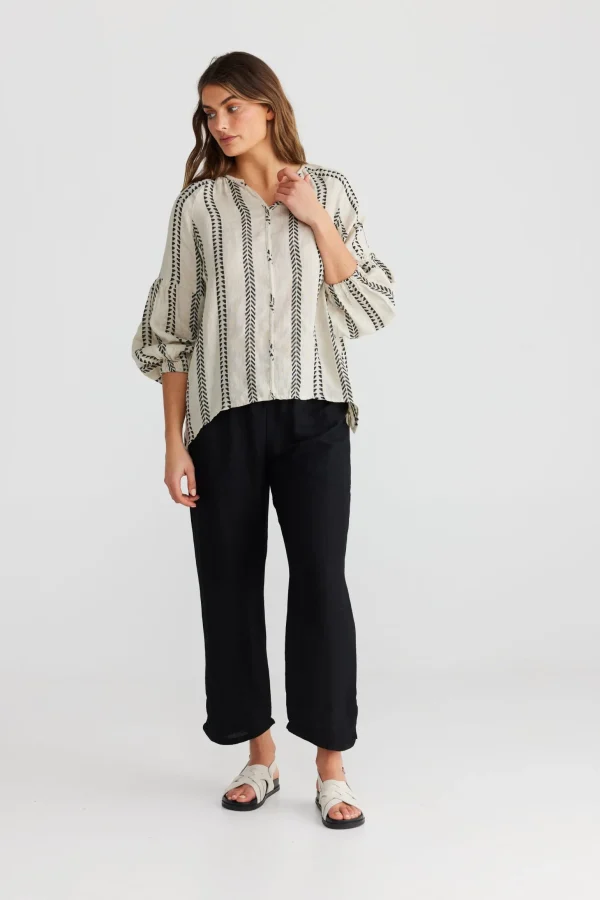 The Shanty Salerno Top - Valentina Stripe