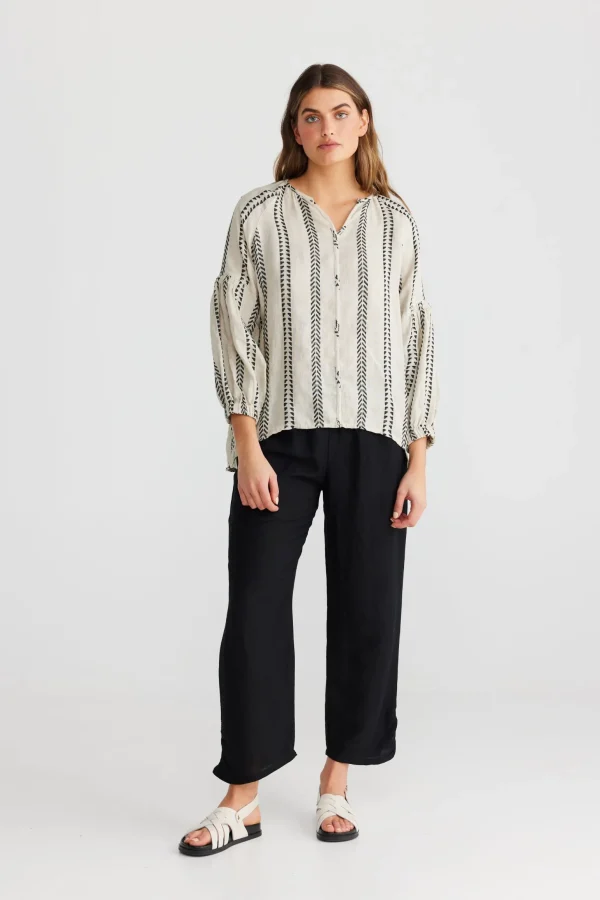 The Shanty Salerno Top - Valentina Stripe