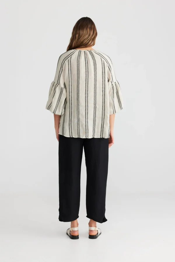 The Shanty Salerno Top - Valentina Stripe