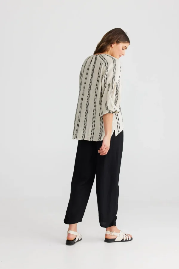 The Shanty Salerno Top - Valentina Stripe