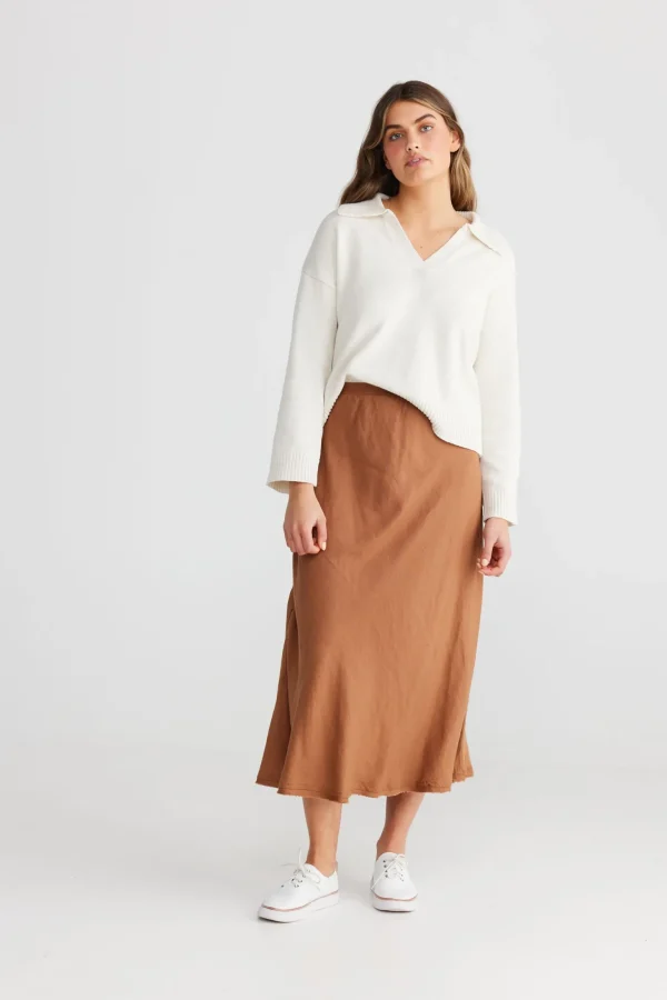 The Shanty Sicily Skirt - Terracotta