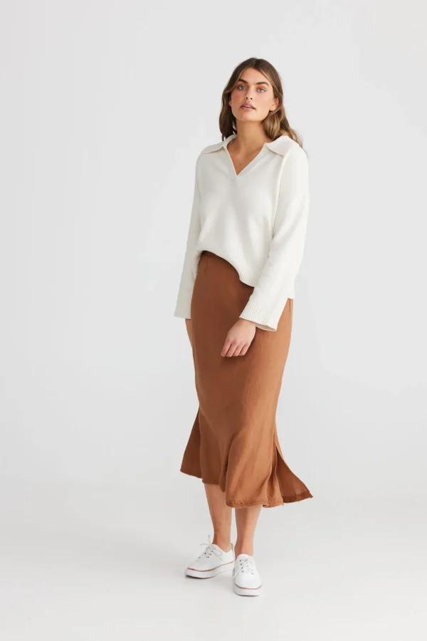 The Shanty Sicily Skirt - Terracotta