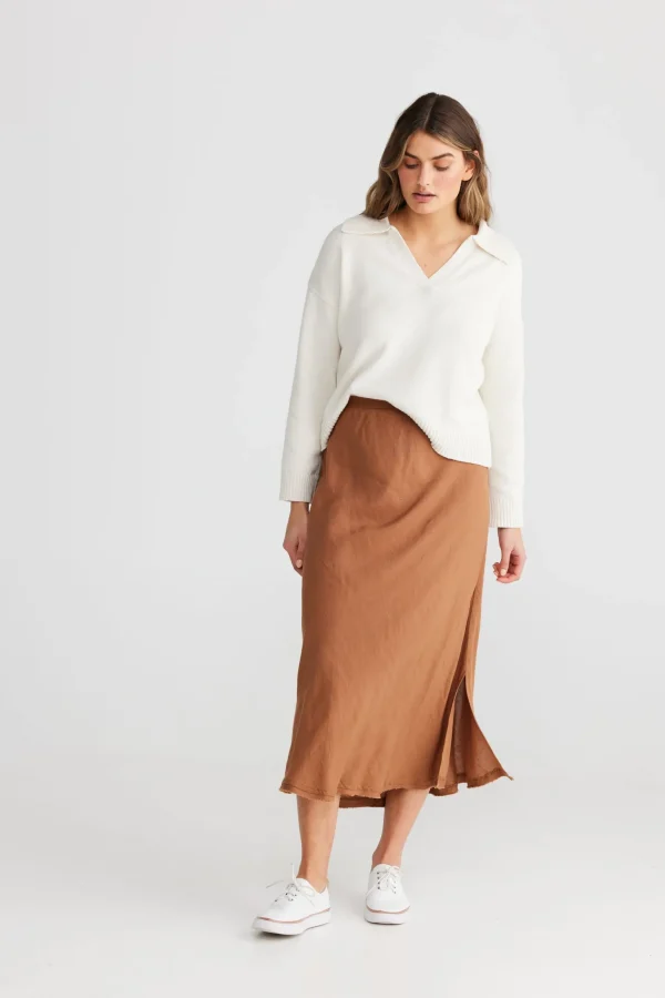 The Shanty Sicily Skirt - Terracotta