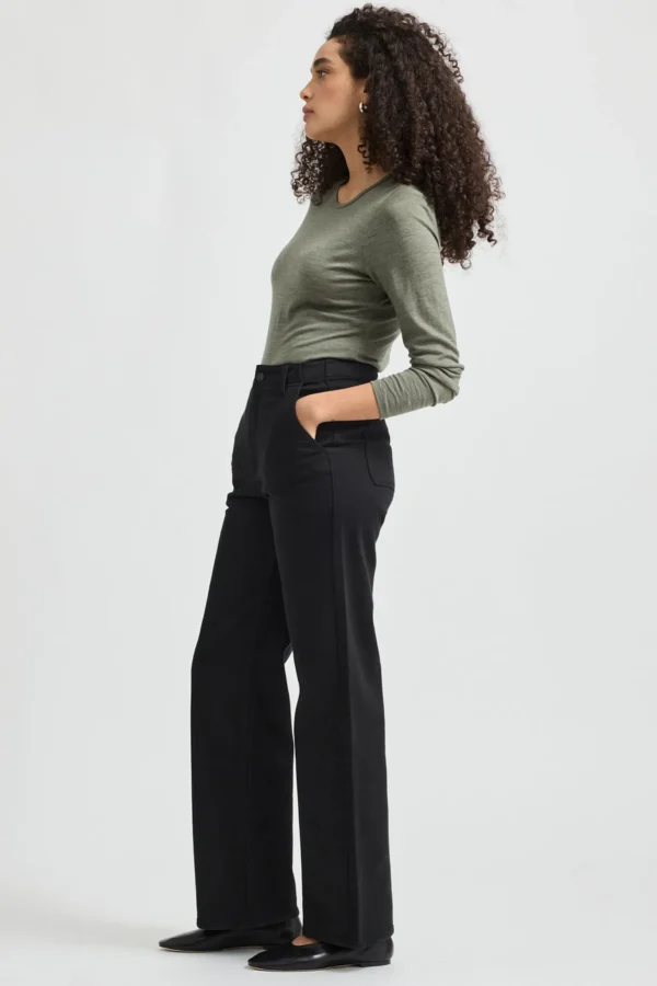 Toorallie Crew Merino Tee - Bay Leaf